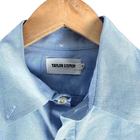 Taylor Stitch Mens Long Sleeve Button Front Shirt Sz 36 - Picture 3 of 4